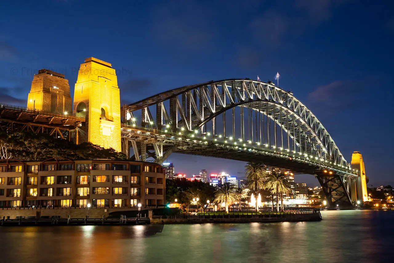 Long%20exposure%20of%20the%20Sydney%20Harbour%20Bridge%20against%20the%20quickly%20darkening%20sky.